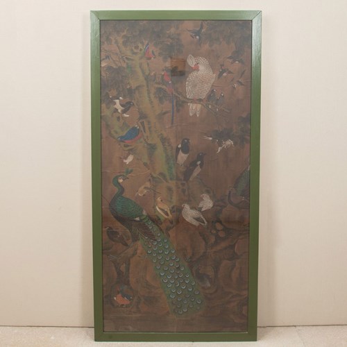 18Th Century Italian Painted Panel In The Chinoiserie Style