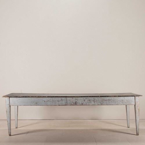 18Th Century Italian Table In Original Paint