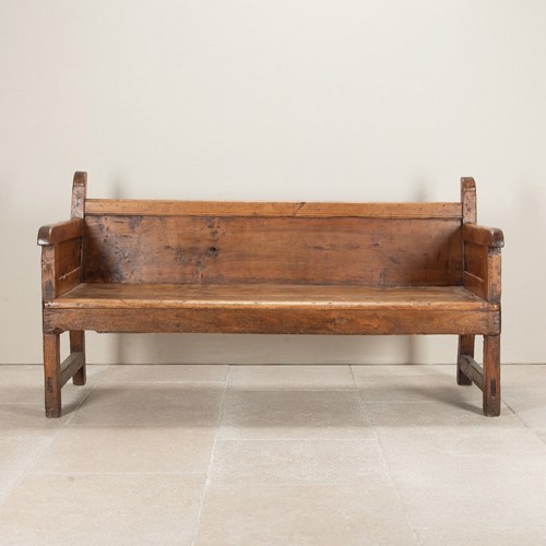 18Th Century Spanish Walnut Bench