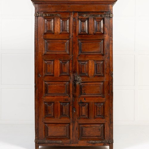 18Th Century Spanish Walnut Cupboard