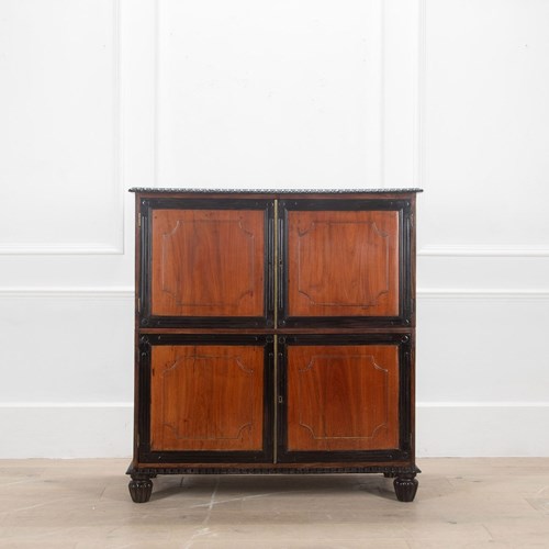 19Th Century Ceylonese Colonial Four Door Cabinet