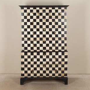 19Th Century English Chequer Painte...