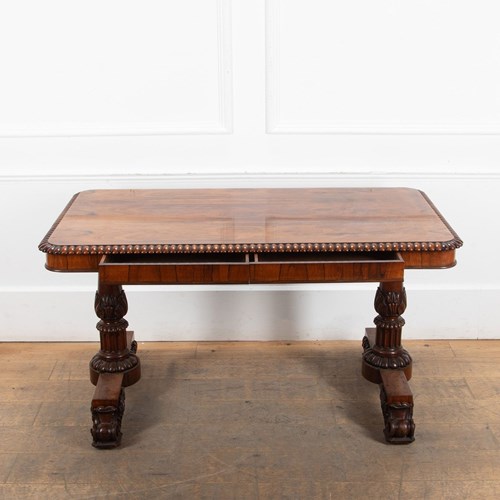 19Th Century English Gillows Library Centre Table