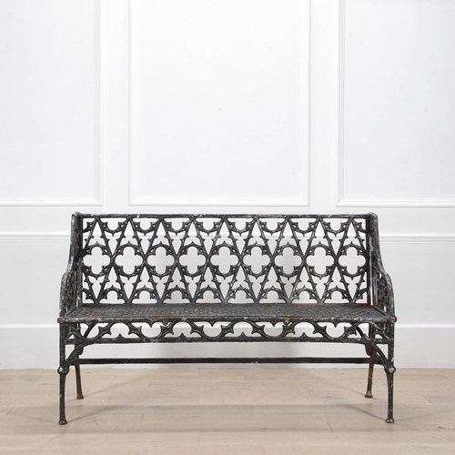 19Th Century English Gothic Bench