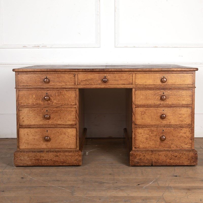 19Th Century English Oak Partners Desk-lorfords-antiques-0-19th-century-english-oak-partners-desk-1675246608-659876--1--main-638149403044976349.jpeg