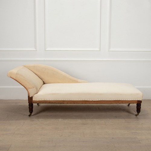 19Th Century French Day Bed In Calico