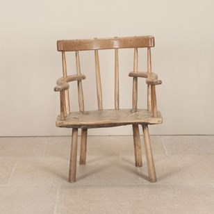 19Th Century Irish Famine Chair