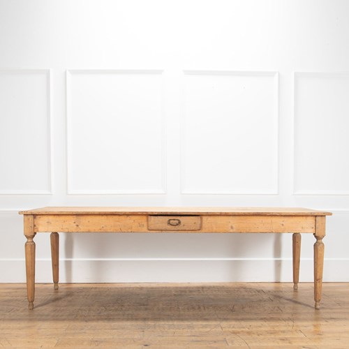 19Th Century Italian Pine Farmhouse Table
