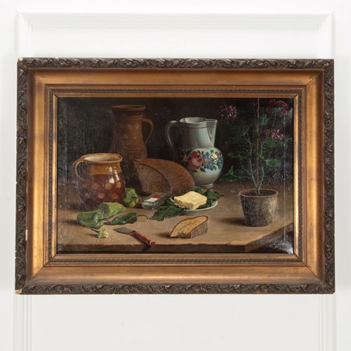19Th Century Italian Still Life Painting By Antonio Reynes