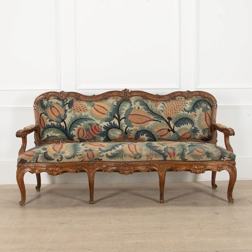 19Th Century Italian Tapestry Upholstered Sofa
