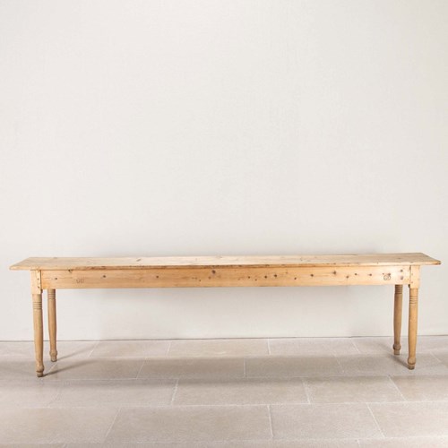 19Th Century Provincial Swedish Wooden Console