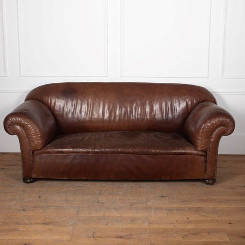 19Th Century Victorian Leather Sofa