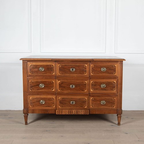 19Th Century Walnut Commode From Alsace