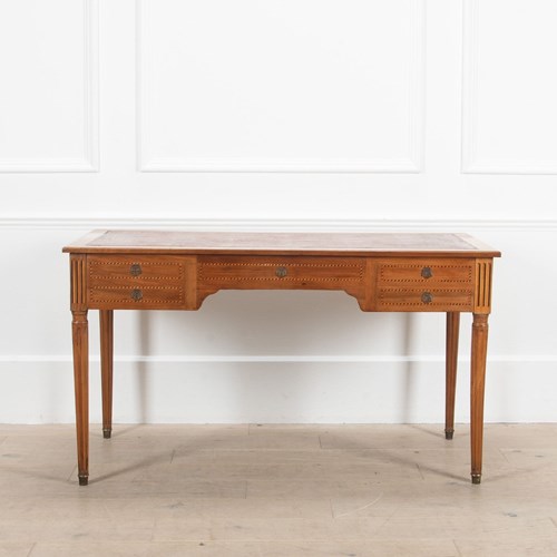 20Th Century French Walnut Desk And Chair