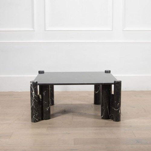 20Th Century Italian Marble Coffee Table In Aulenti Stye