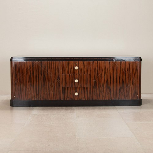 20Th Century Parisian Art Deco Macassar Sideboard