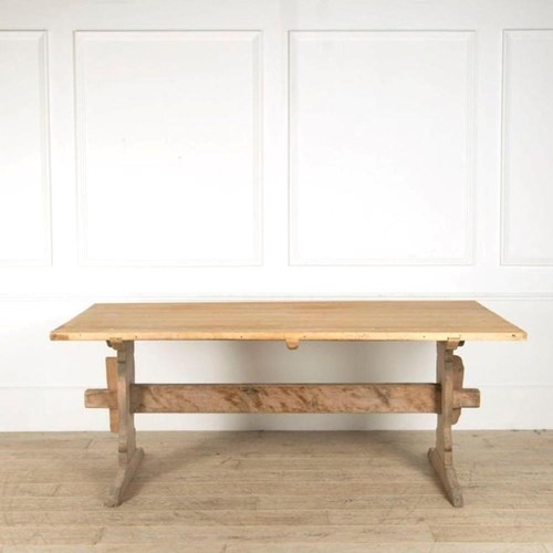Late 18Th Century Swedish Trestle Table