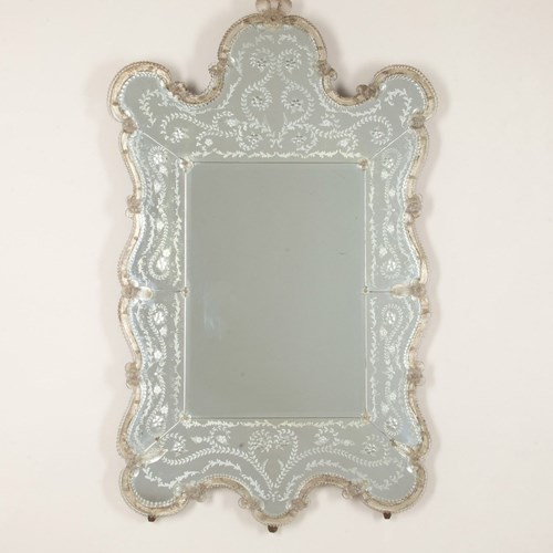 Early 20Th Century Venetian Mirror
