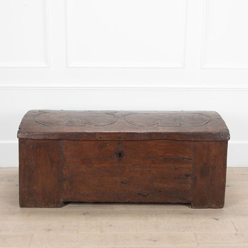 Exceptional 14Th Century Saxon Oak Chest