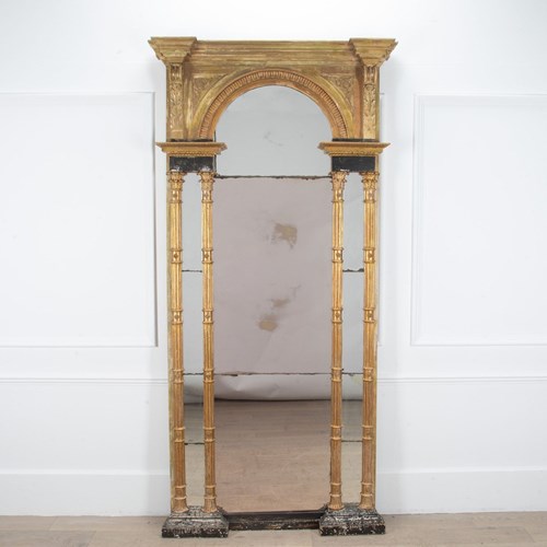 French 18Th Century Gilded Mirror