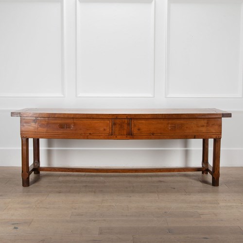 19Th Century French Oak Serving Table