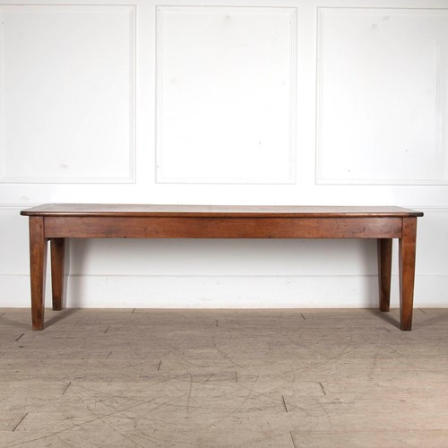 19Th Century French Fruitwood Refectory Table