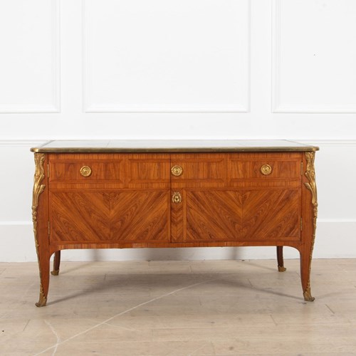 French Kingwood And Ormolu Bureau Plat