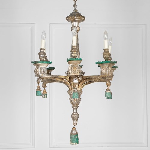 Italian 18Th Century Florentine Chandelier