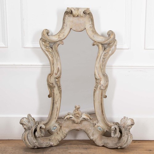 Large 18Th Century French Baroque Mirror