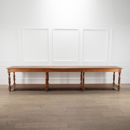 Large 19Th Century French Drapers Table