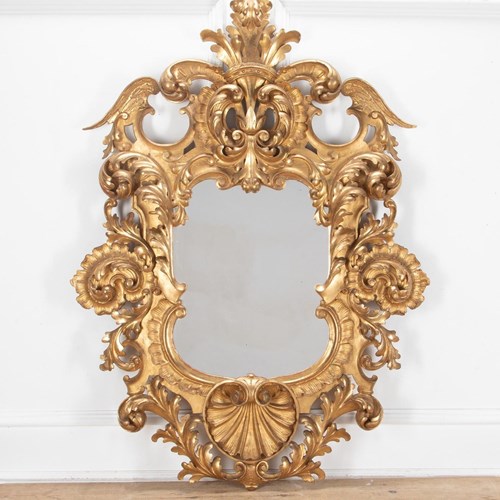 Large 19Th Century Italian Mirror