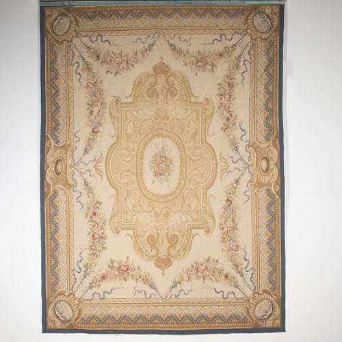 Large 20Th Century French Aubusson Carpet