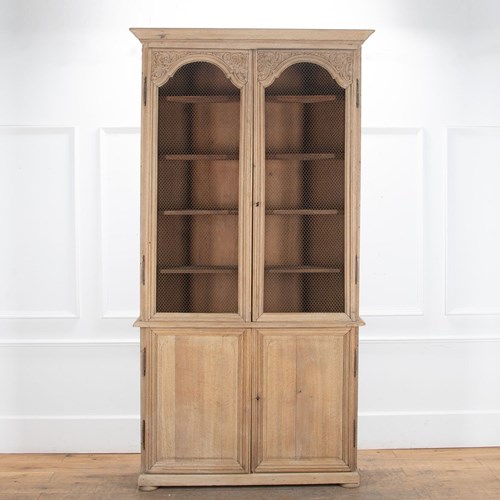 Large Early 18Th Century Louis XIV Oak Bookcase