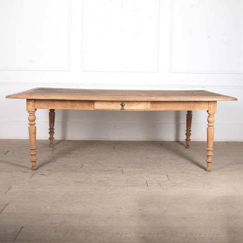 Large French Industrial Dining Table