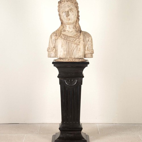 Large Late 18Th Century French Ship Figurehead