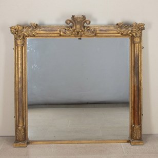 Large Regency Overmantle Mirror