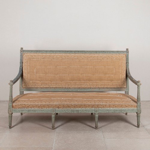 Late 18Th Century French Louis XVI Painted Sofa