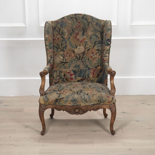 Late 18Th Century French Wing Bergere