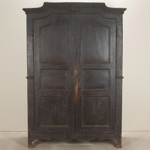 Late 18Th Century Italian Armoire In Original Paint