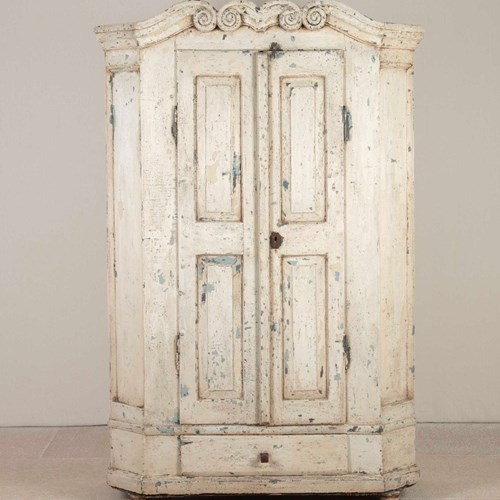Late 18Th Century North Tyrol Painted Armoire