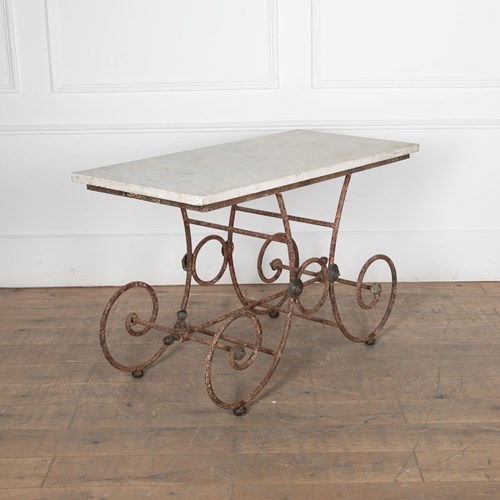 Late 19Th Century French Patisserie Table