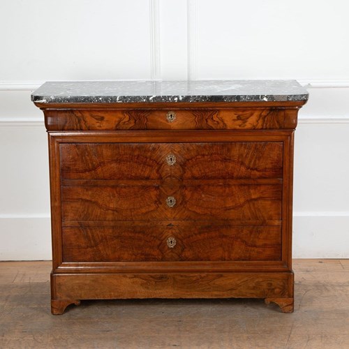 Louis XV Burr Walnut Commode