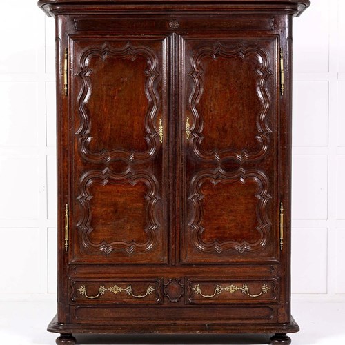 Mid 18Th Century French Oak Armoire