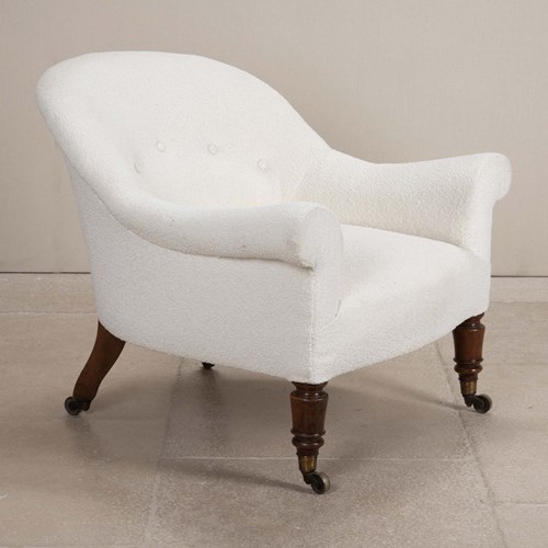 Mid-19Th Century English Upholstered Armchair
