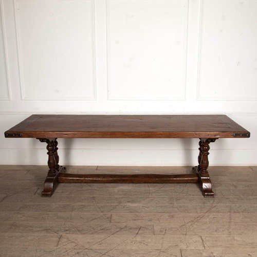 20Th Century French Oak Refectory Table