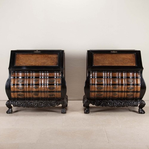 Pair Of 19Th Century Anglo-Dutch Bureaux
