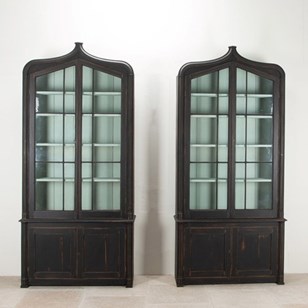 Pair Of 19Th Century English Bookca...