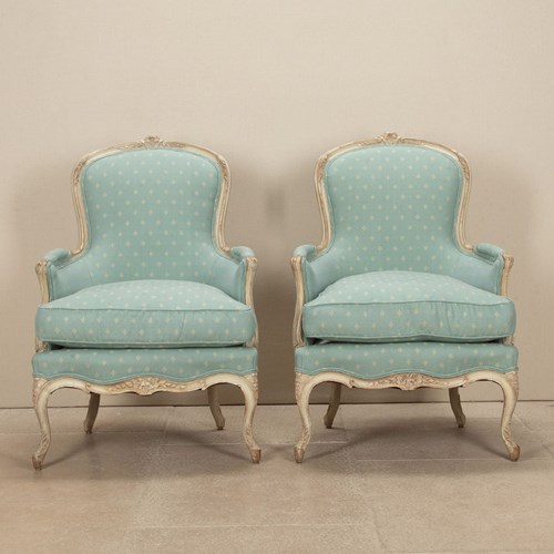 Pair Of 19Th Century French Louis XV Style Armchairs