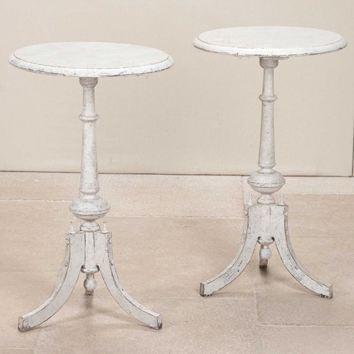 Pair Of 19Th Century Swedish Pedestal Tables