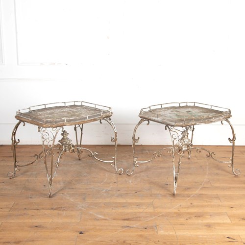 Pair Of 20Th Century American Conservatory Tables